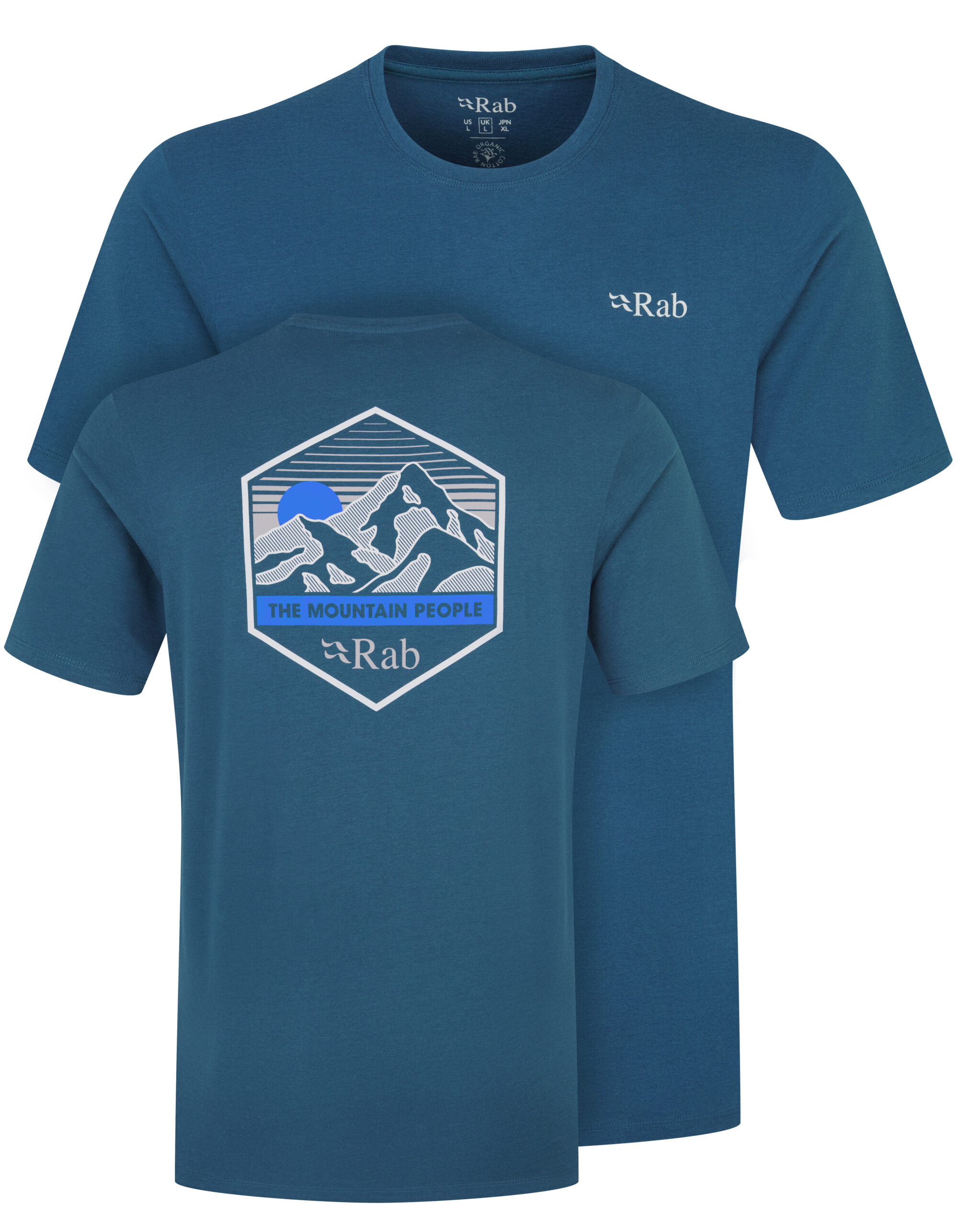 Stance Mountain Peak Tee Tempest Blue