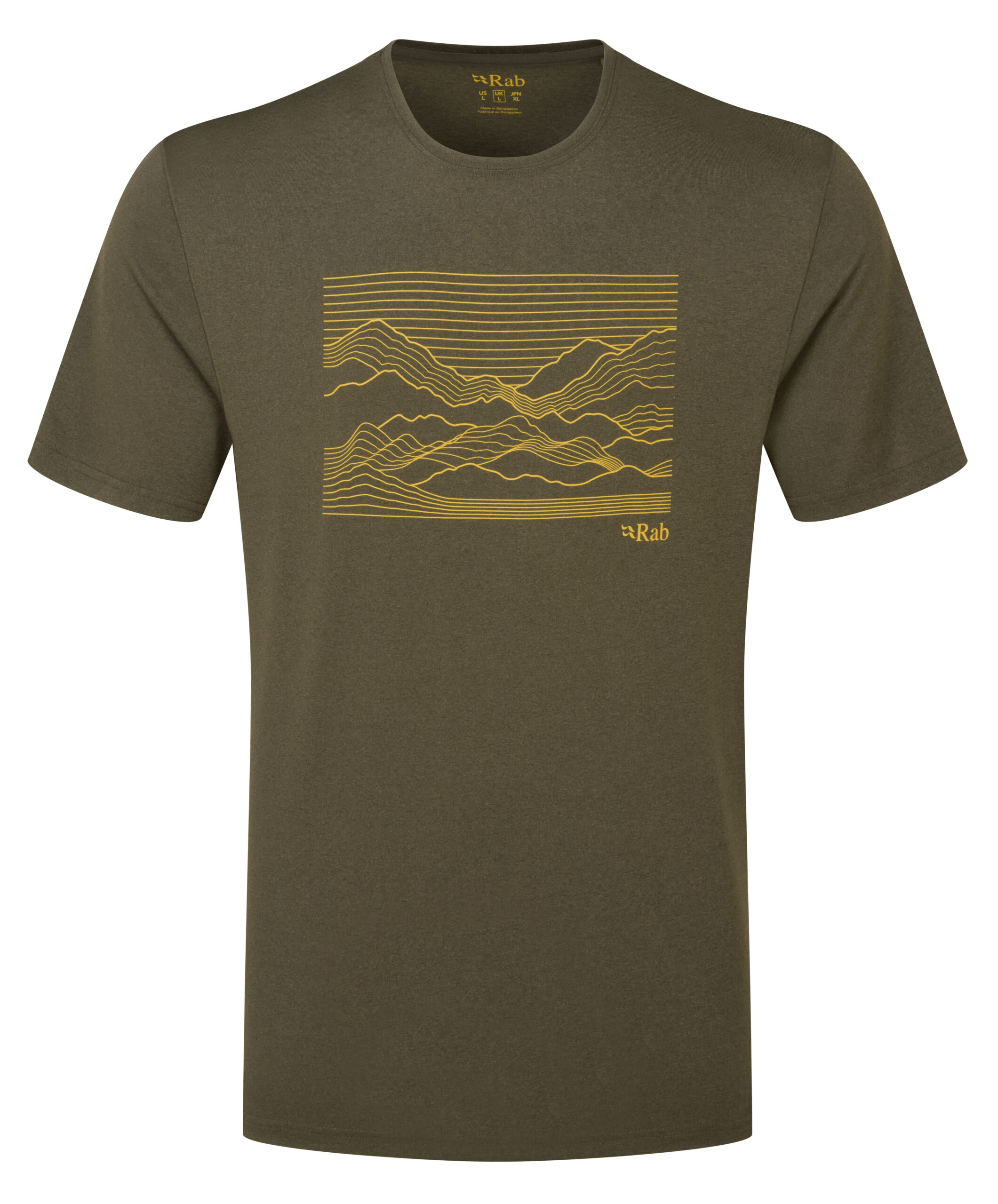 Mantle Outline Tee Army